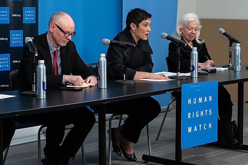 Human RIghts Watch briefing at UN Headquarters in New York
