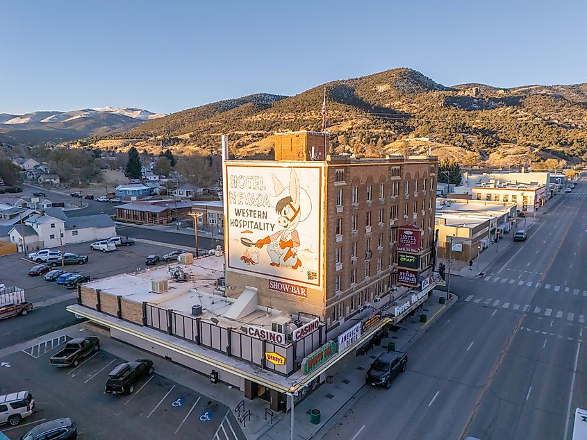 Historic Hotel Nevada and Casino in Ely, Nevada