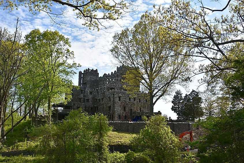 Gillette Castle State Park in East Haddam, Connecticut