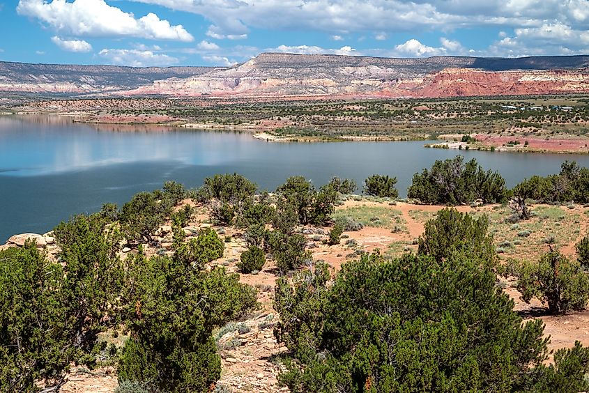 Abiquiu Lake in Abiquiu, New Mexico.