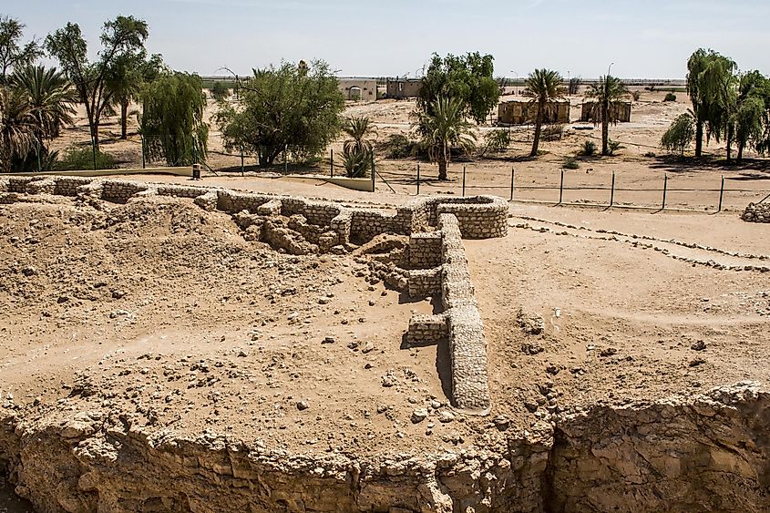 Ruins of the ancient city of Ubar.