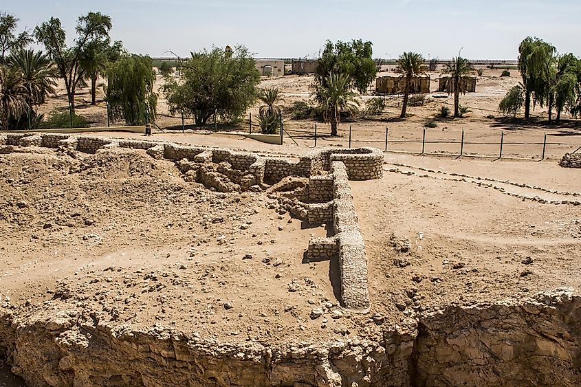 Ruins of the ancient city of Ubar.