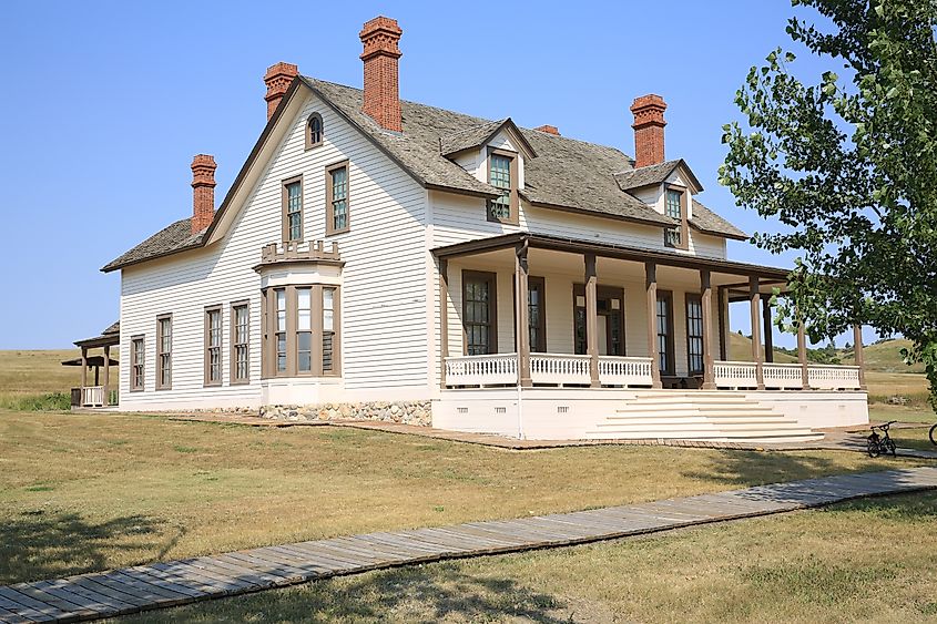 Fort Abraham Lincoln State Park in North Dakota.