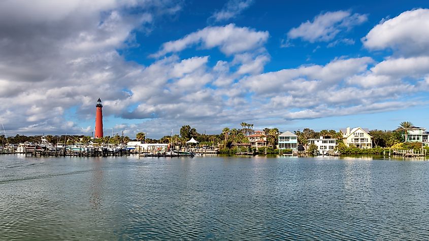 The beautiful town of Ponce Inlet, Florida