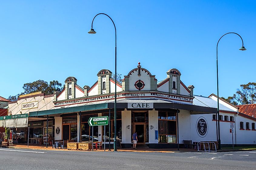 Historic architecture in Uralla, New South Wales, Australia