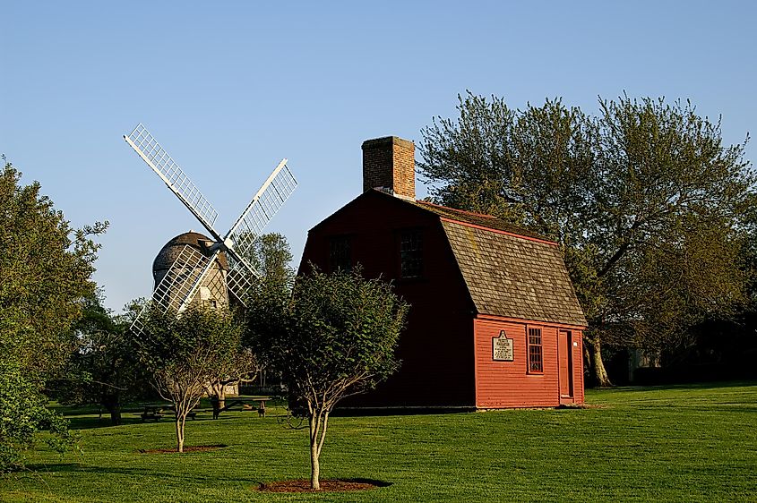 General Prescott's Headquarters at Prescott Farm in Middletown, Rhode Island.