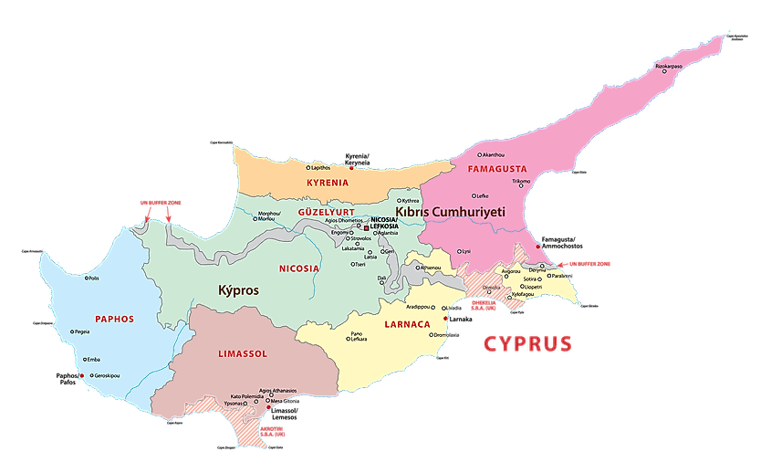 Cyprus Map With Cities Cyprus Maps & Facts - World Atlas Cyprus Map With Cities Cyprus Maps & Facts - World Atlas