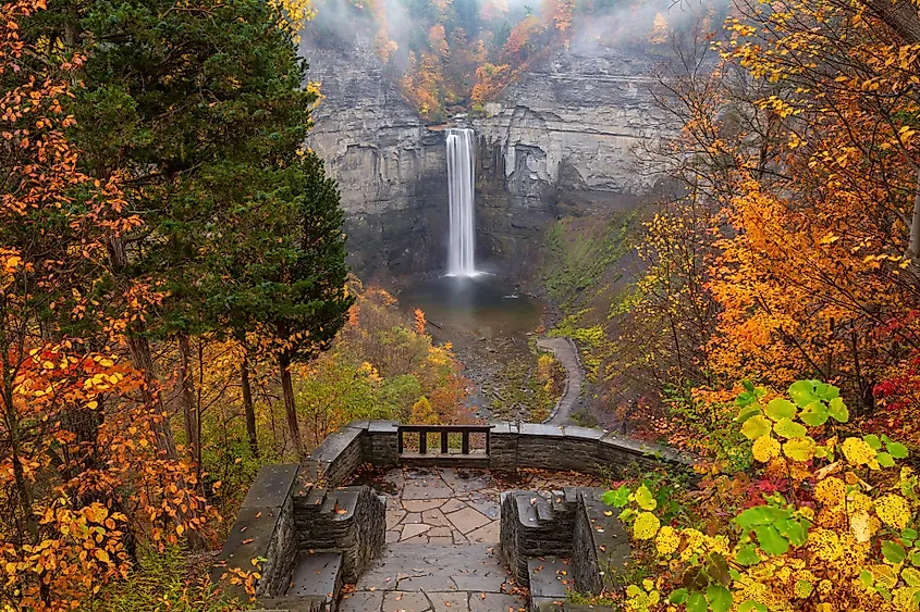 View from the Overlook at Taughannock Falls State Park 