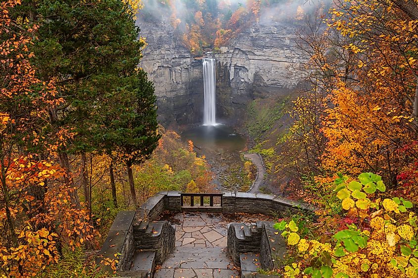 View from the Overlook at Taughannock Falls State Park