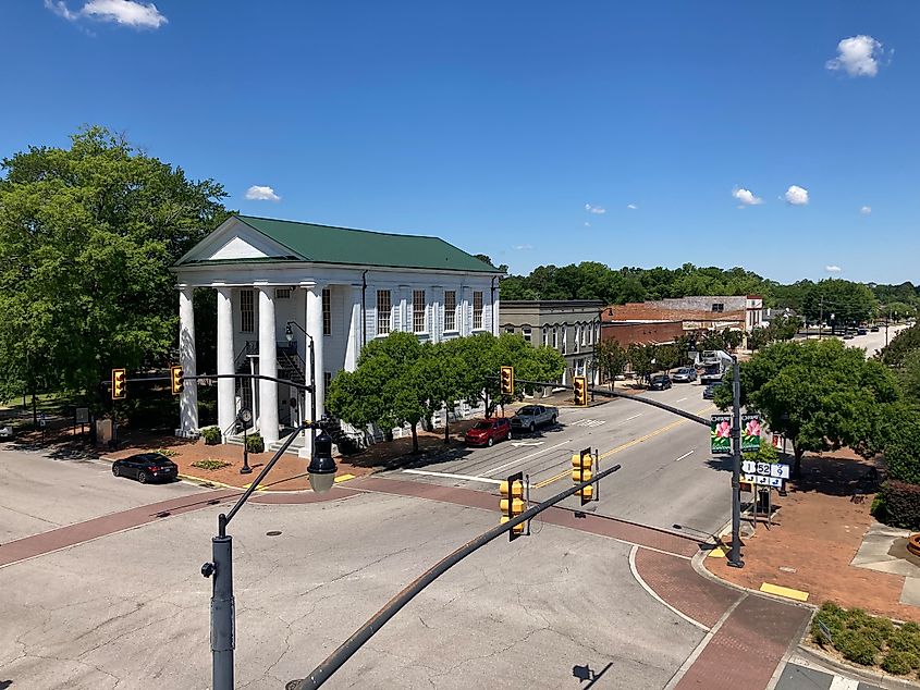 Downtown Cheraw, South Carolina.