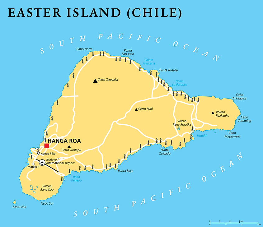 Easter Island map
