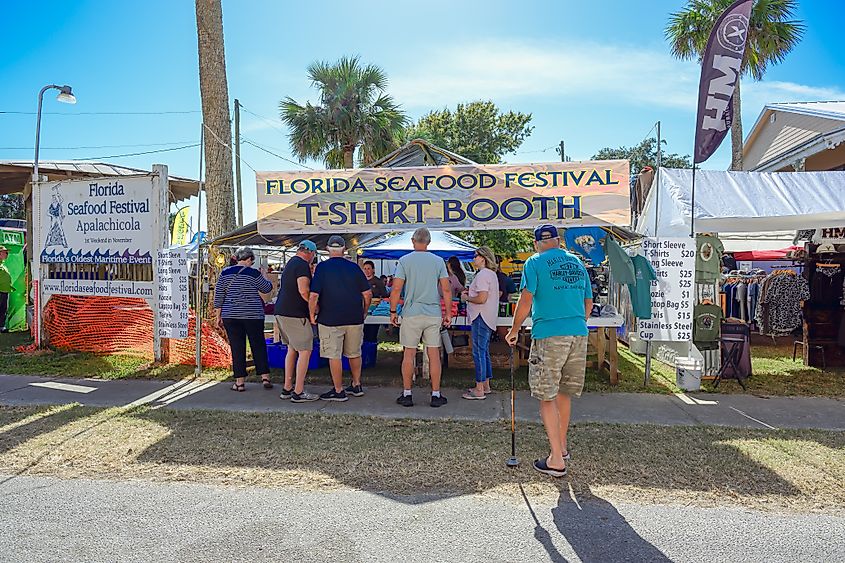 Annual Florida Seafood Festival in Apalachicola, Florida