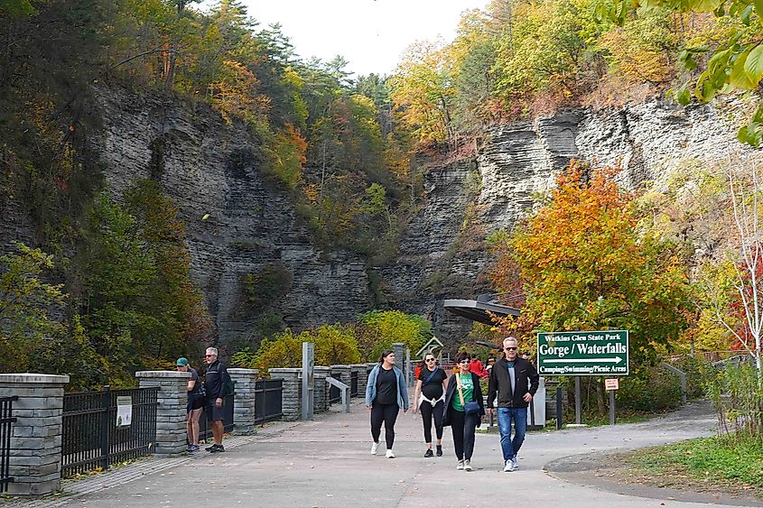 Watkins Glen State Park in Watkins Glen, New York
