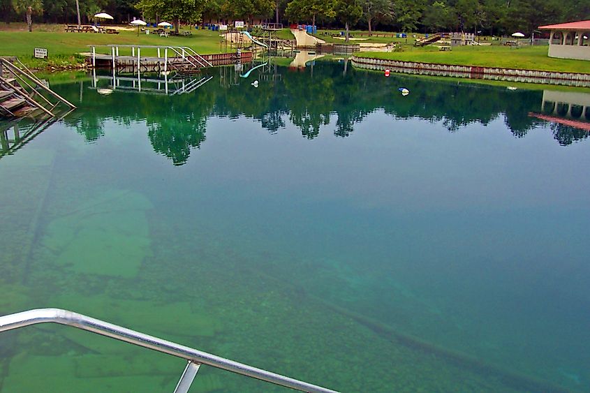 Main pond at Vortex Spring.