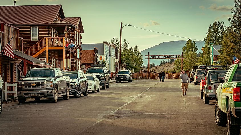 Town street leading the the South Park City museum, via Alex Cimbal / Shutterstock.com