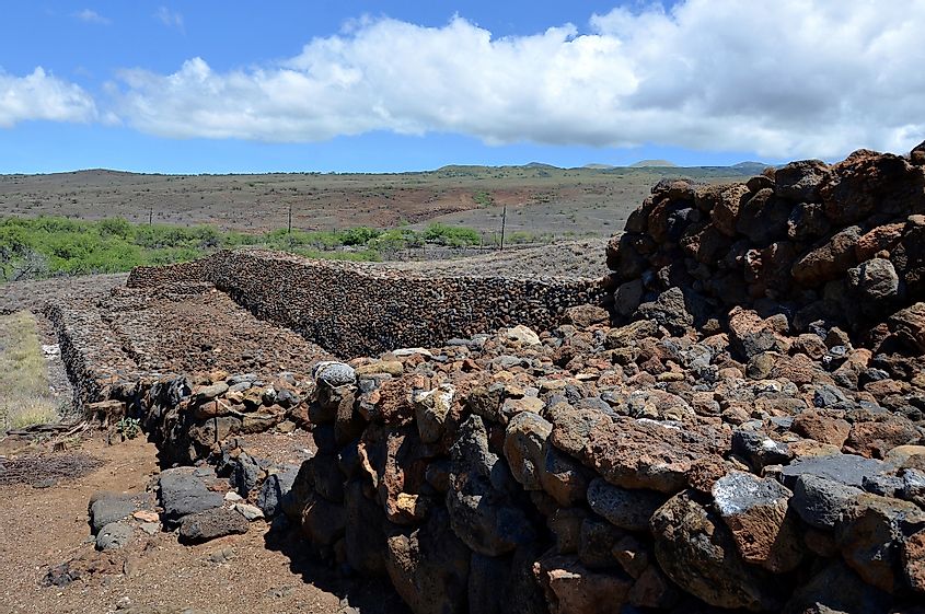 The Mailekini Heiau is an ancient Hawaiian temple located on the west coast of Hawaii's Big Island.