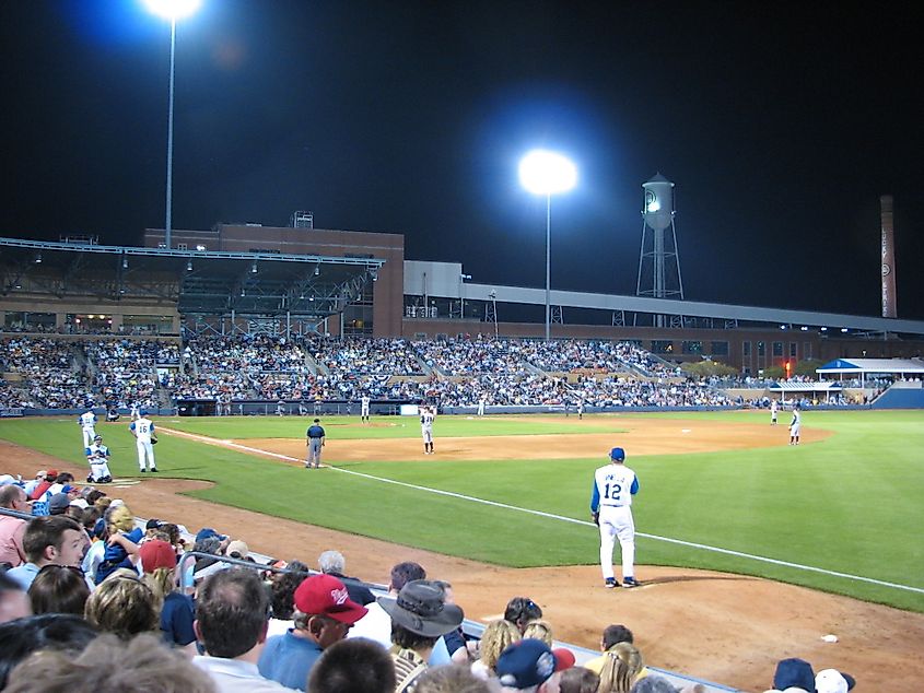 Durham Bulls Minor League Baseball Game