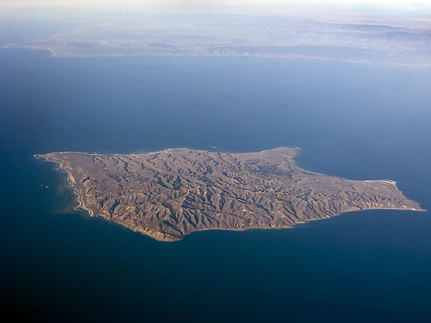 Aerial view of Santa Rosa Island.