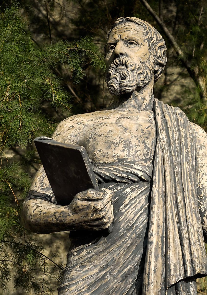 Herodotus statue