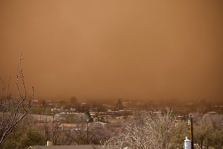 West Texas Spring Dust Storm.