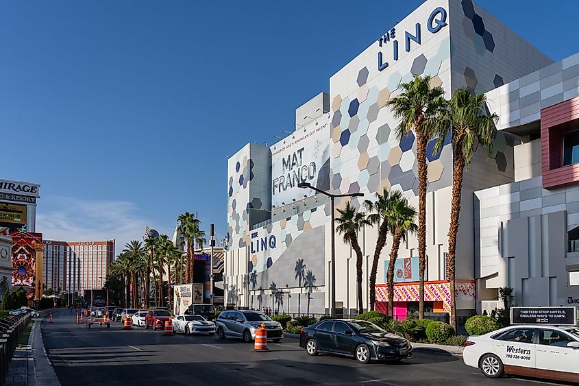 The LINQ Hotel and Casino in Las Vegas, Nevada. Editorial credit: JHVEPhoto / Shutterstock.com