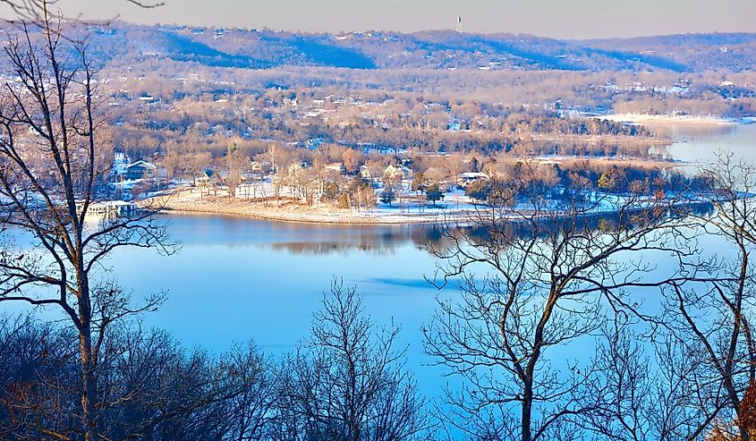 Overlooking Table Rock Lake, Branson, Missouri.