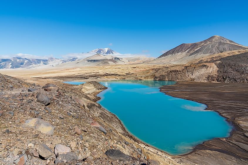 The famous Valley of ten thousand smokes in the Katmai National Park in Alaska.