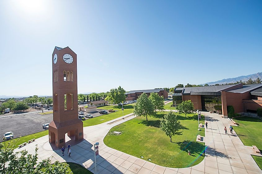 The campus of Eastern Arizona College in Thatcher, Arizona