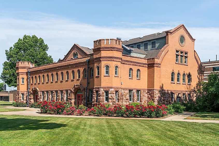 Dean Belbas Center on the campus of the University of South Dakota in Vermillion
