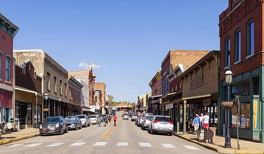 Streets of Van Buren, Arkansas