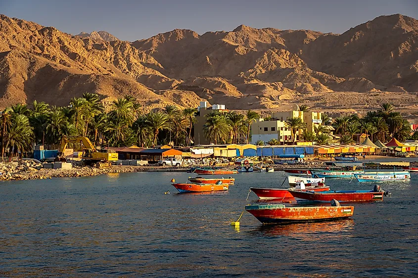 where is aqaba jordan located