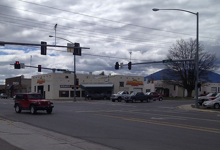 Intersection. Salmon, Idaho