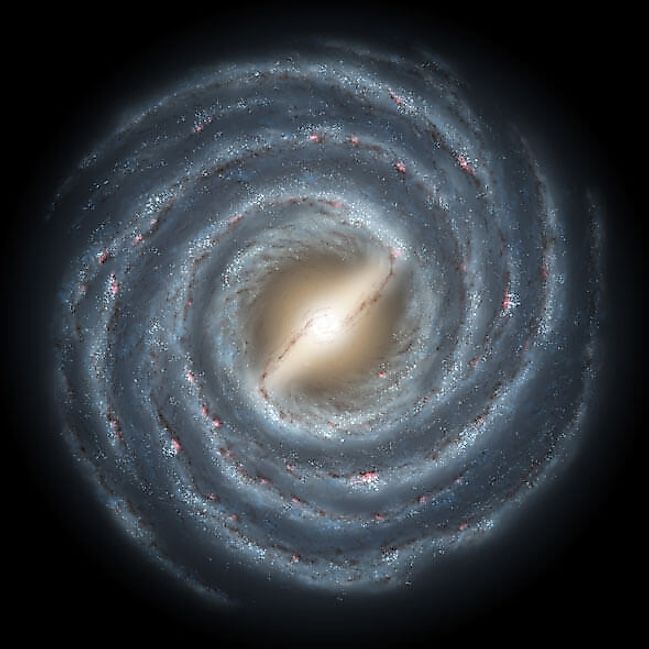 Milky Way illustration 