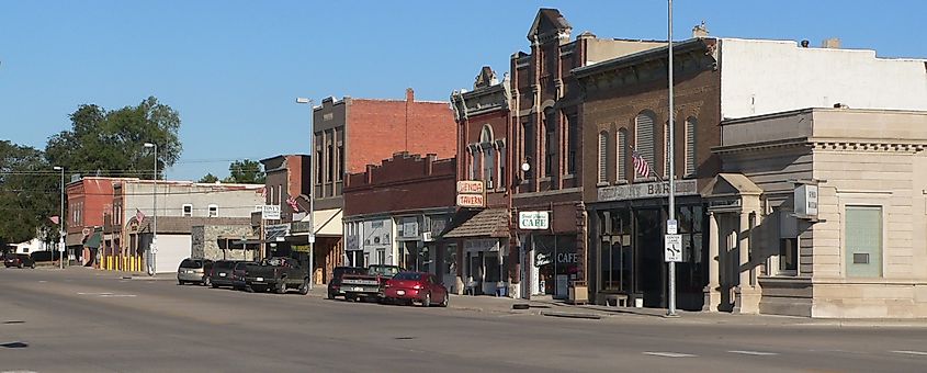 Downtown Genoa: Willard Street.