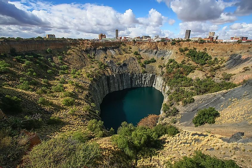 Historic Kimberley Diamond mine in Kimberley, South Africa