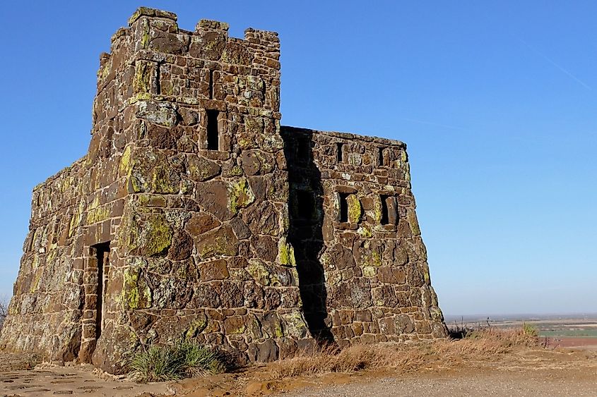 Coronado Heights Sandstone Masonry Lindsborg, Kansas