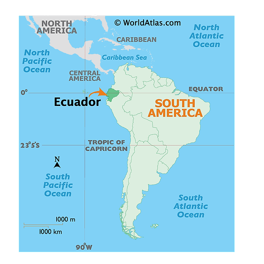 Map Of Ecuador And Surrounding Countries Ecuador Maps & Facts - World Atlas