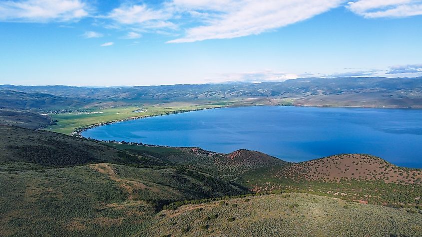 View of Bear Lake State Park in Utah.