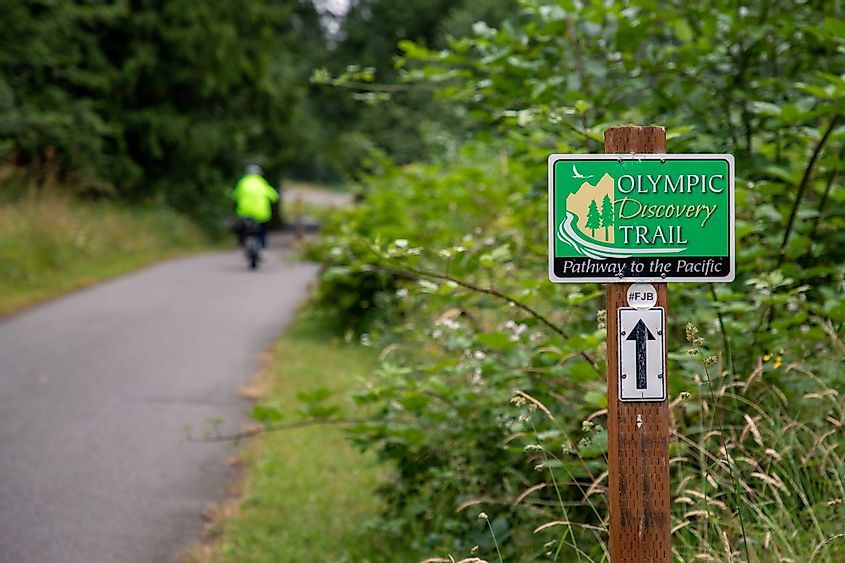 Olympic Discovery Trail in Sequim, Washington
