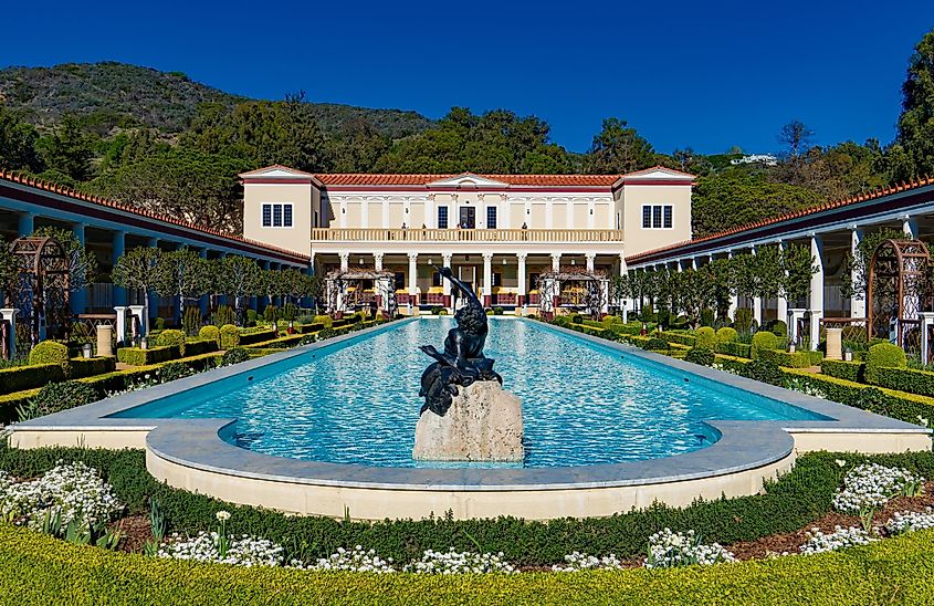 Outer Peristyle at the Getty Villa Museum, via Arellano915 / Shutterstock.com