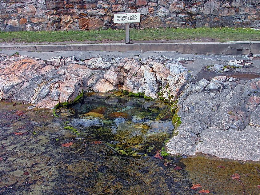 Lord Fairfax Spring, Berkeley Springs State Park.
