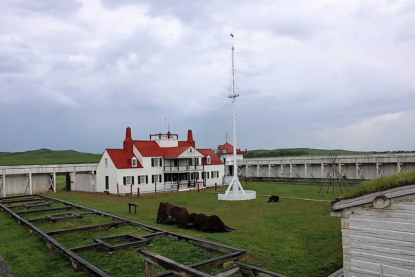 Fort Union Trading Post in North Dakota.