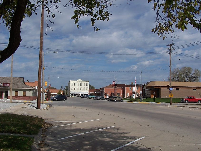 Beautiful downtown Burwell, Nebraska.