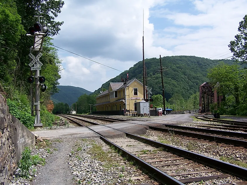 Thurmond Depot, now a seasonal visitor center