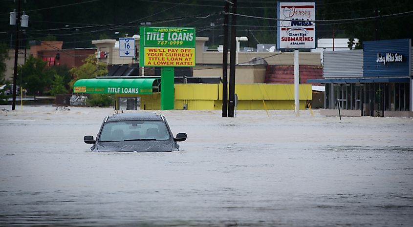 Flooding in Columbia, South Carolina