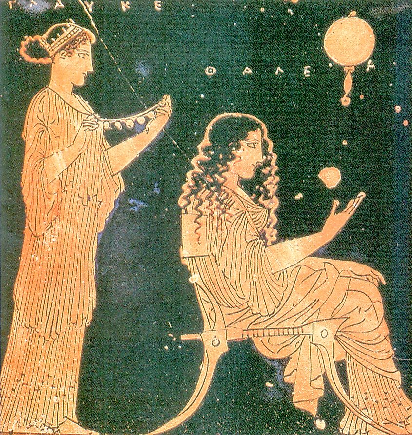 Athenian women preparing for a wedding