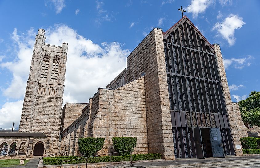 St. Andrew’s Cathedral in Honolulu, Oahu, Hawaii