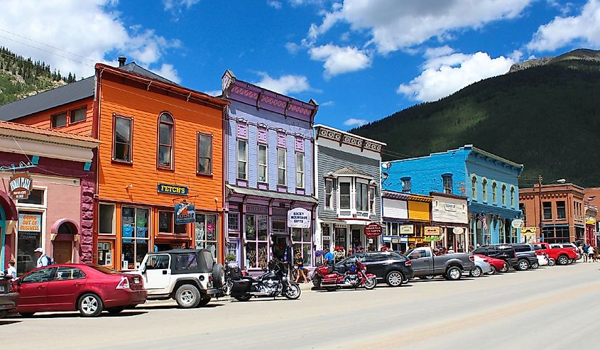 Silverton's historic downtown