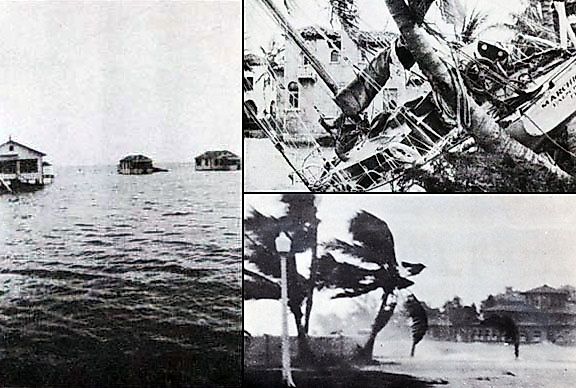 Damage From The Okeechobee Hurricane