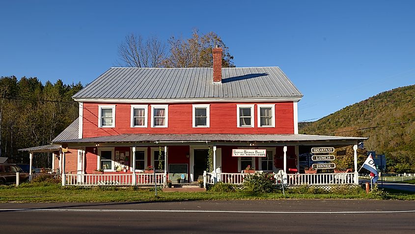 The old Hancock Hotel in Hancock, Vermont